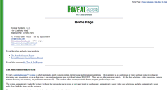 Desktop Screenshot of foveal.com